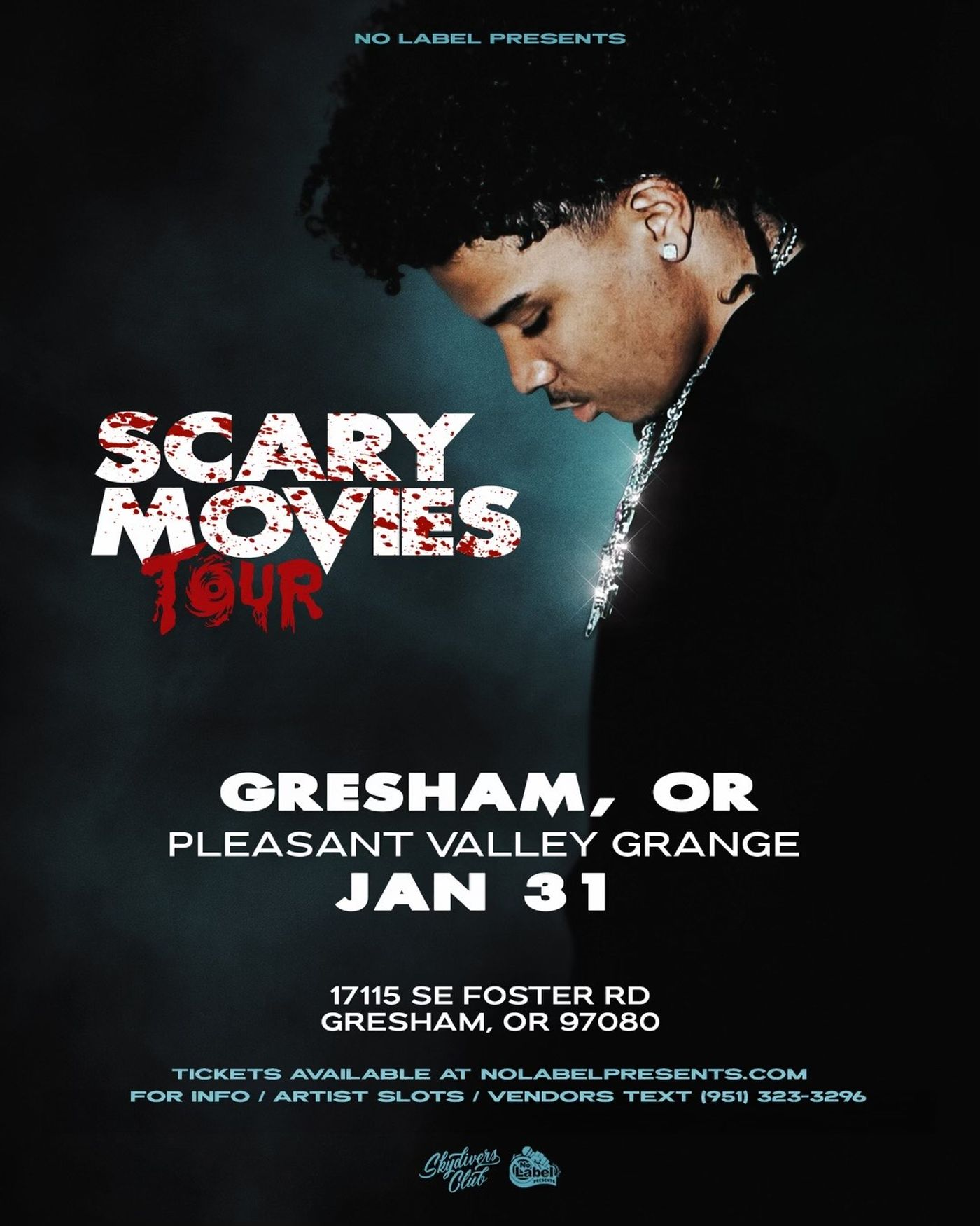 Lou Deezi Live in Gresham, Oregon | No Label Presents | Fri, Jan