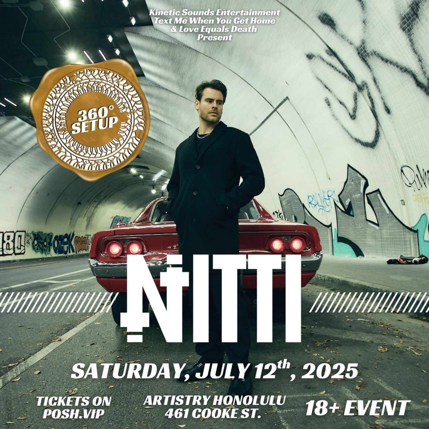 NITTI @ Artistry Honolulu | Sat, Jul 12, 2025 | Artistry