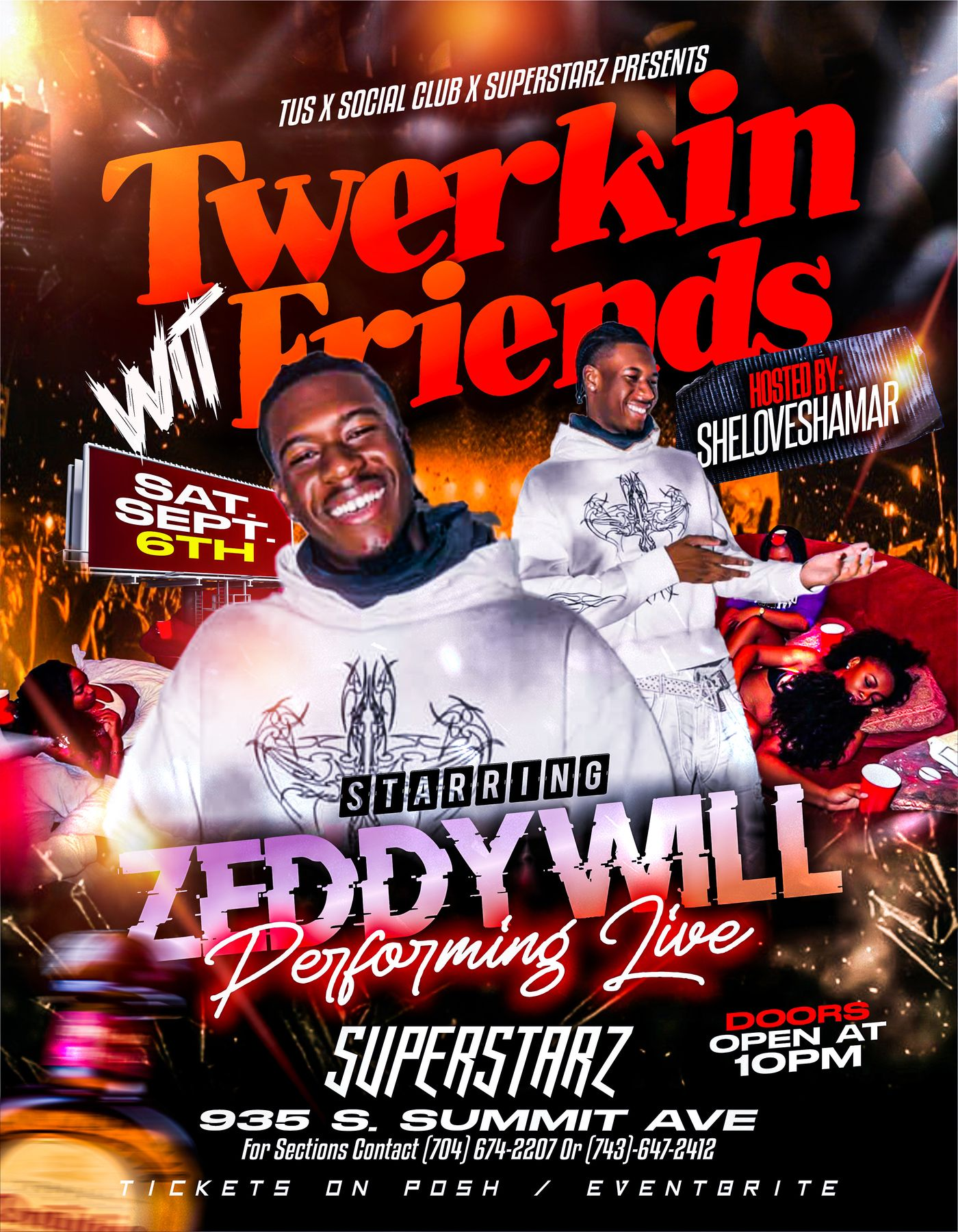 Twerkin Wit Friends : Zeddy Will Performing Live | Events By TUS