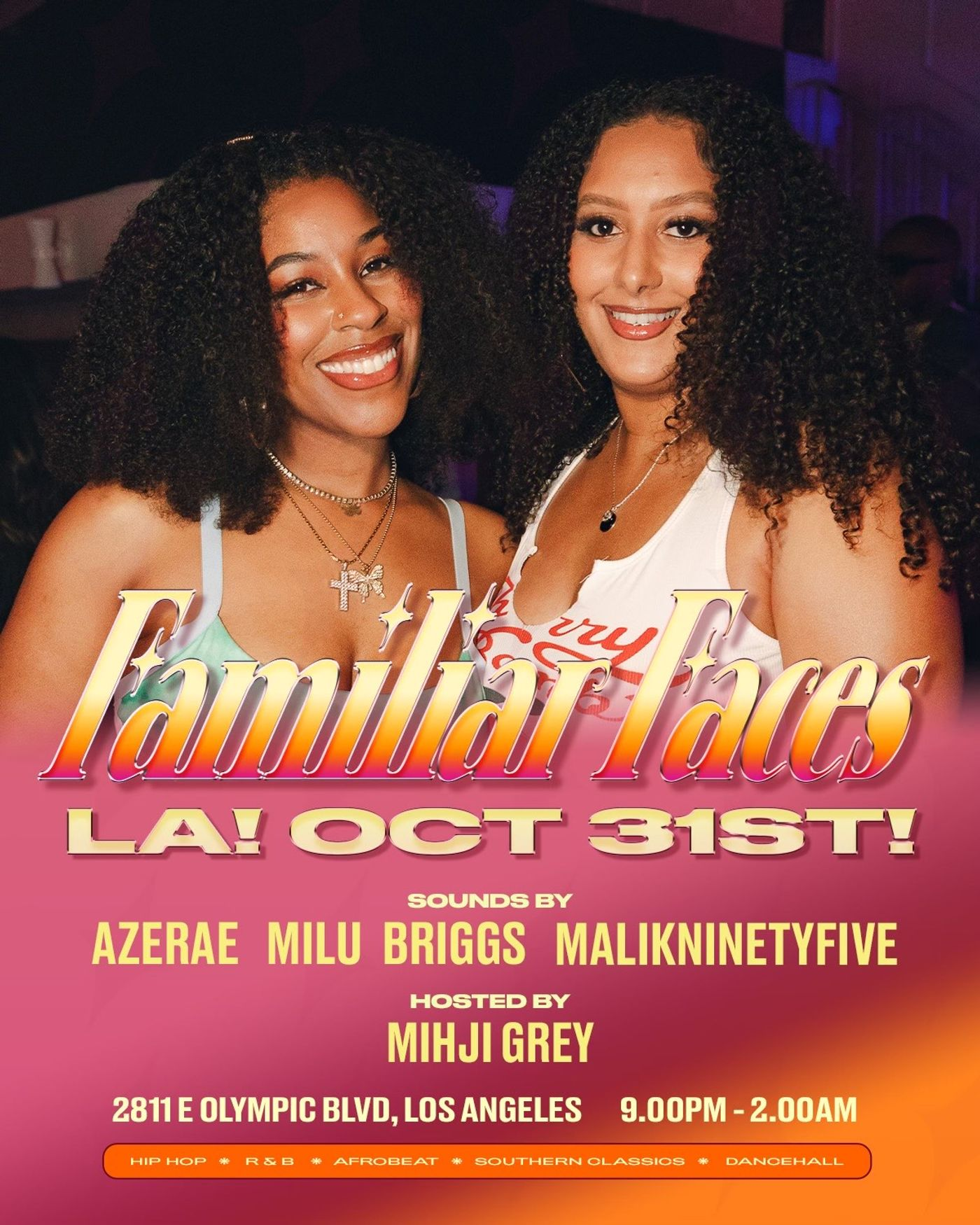 Familiar Faces: LA event image